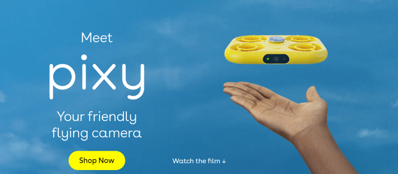 pixy drone snapchat blocca futuri sviluppi