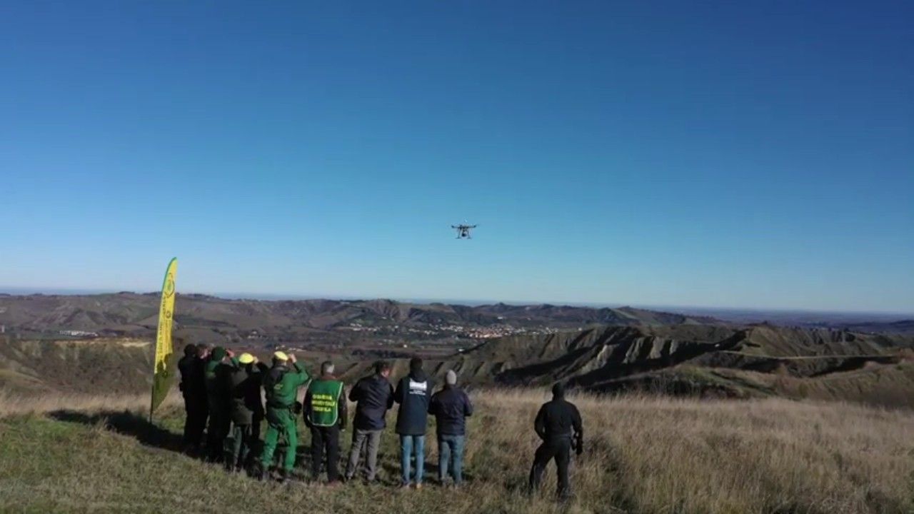 immagine di droni italdron legambiente