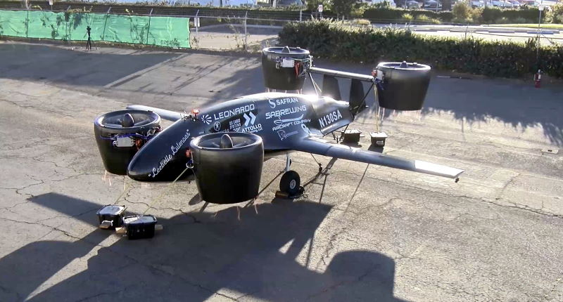 drone sabrewing vtol 375 kg