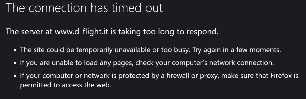 immagine di dflight offline