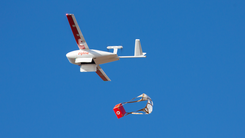 drone delivery zipline servizio nazionale ruanda