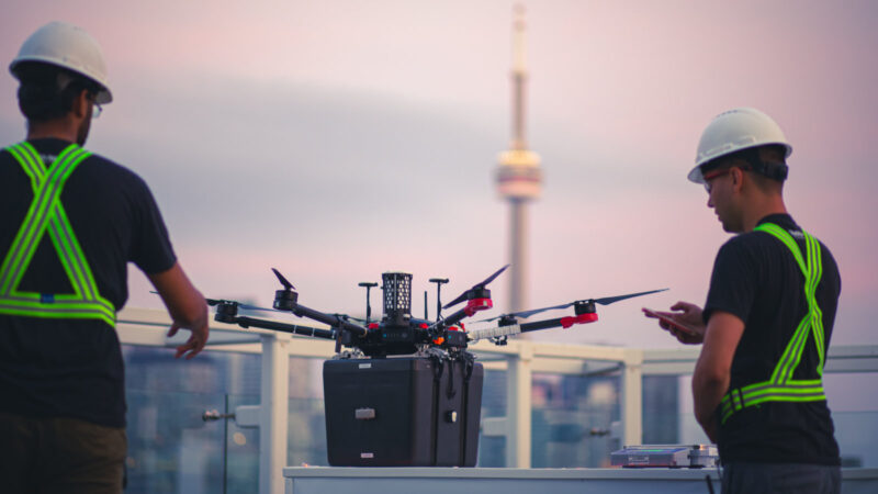 drone trasporto polmone canada