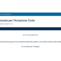 enac servizi online inattivi