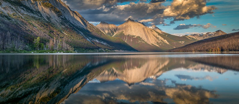 lago jasper parco nazionale alberta canada