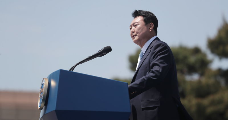 immagine di presidente sud corea Yoon Suk yeol