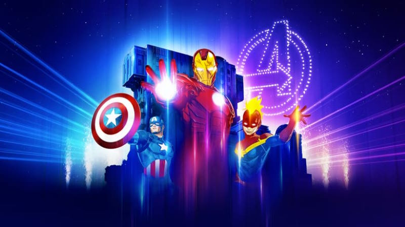 avengers power the night disneyland parigi