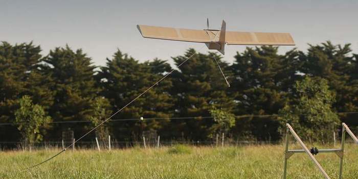 immagine di corvo ppds drone autonomo in cartone