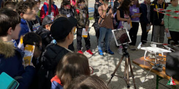 immagine di ragazzi drone protezione civile