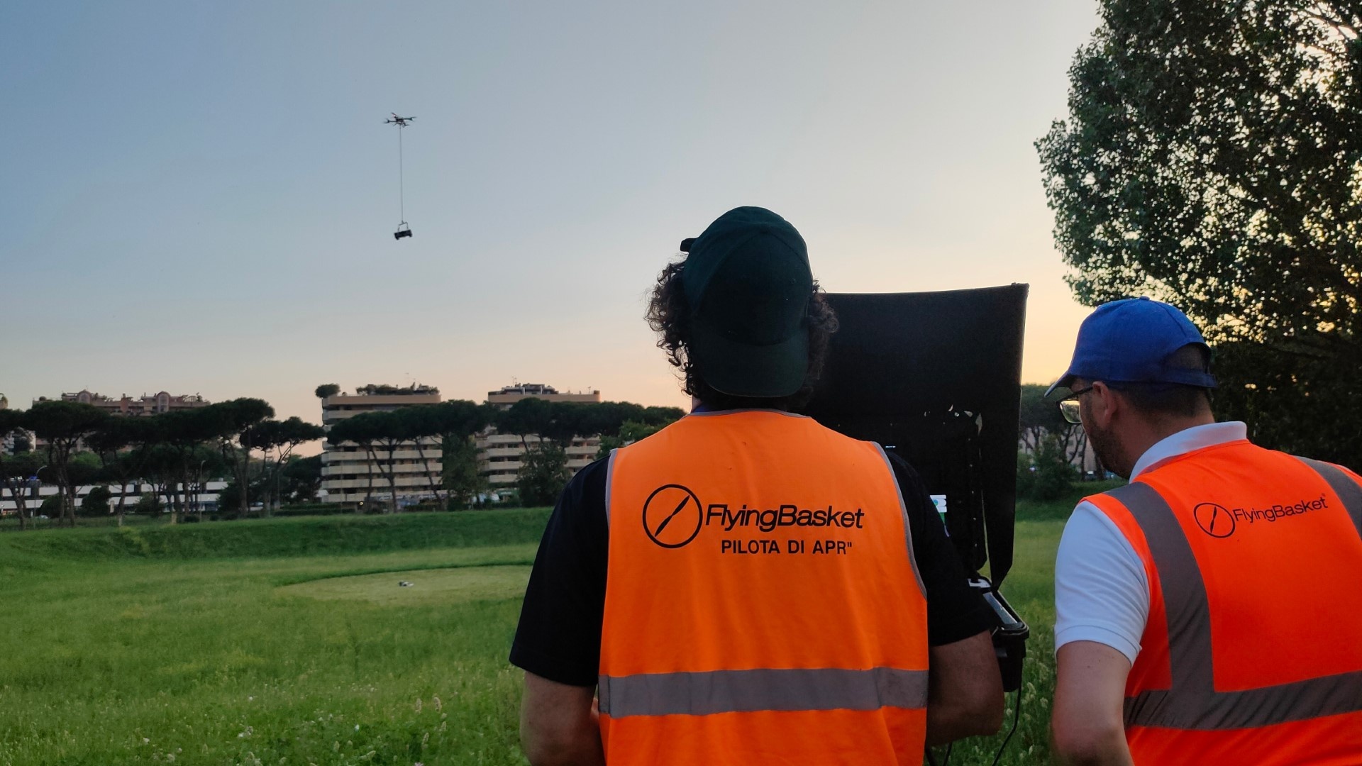 immagine di drone cargo piattaforma 6g