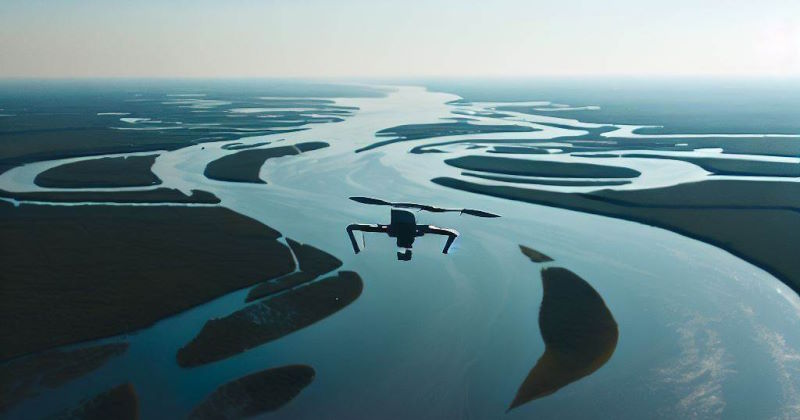 drone contro le zanzare comacchio