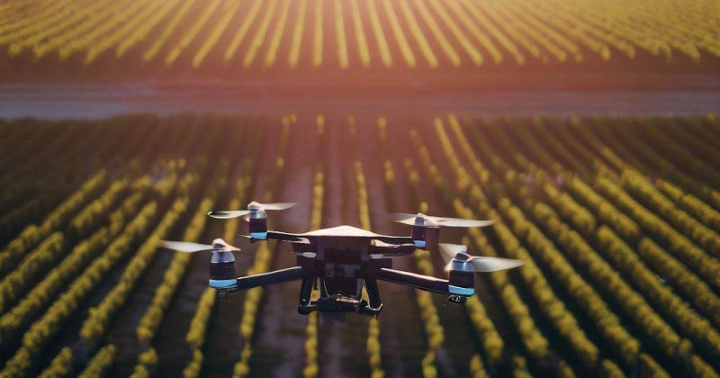 drone innovazione agricoltura vigneti italiani
