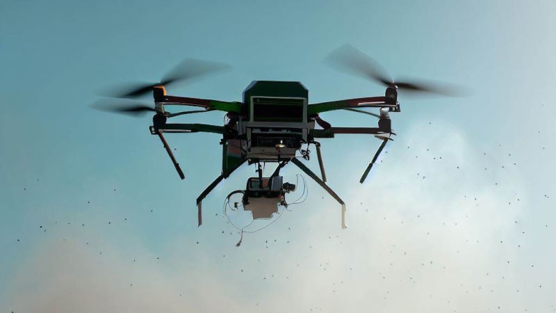 emilia romagna drone contro le zanzare in zone alluvionate