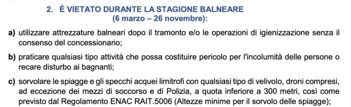 immagine di ordinanza no droni regione abruzzo