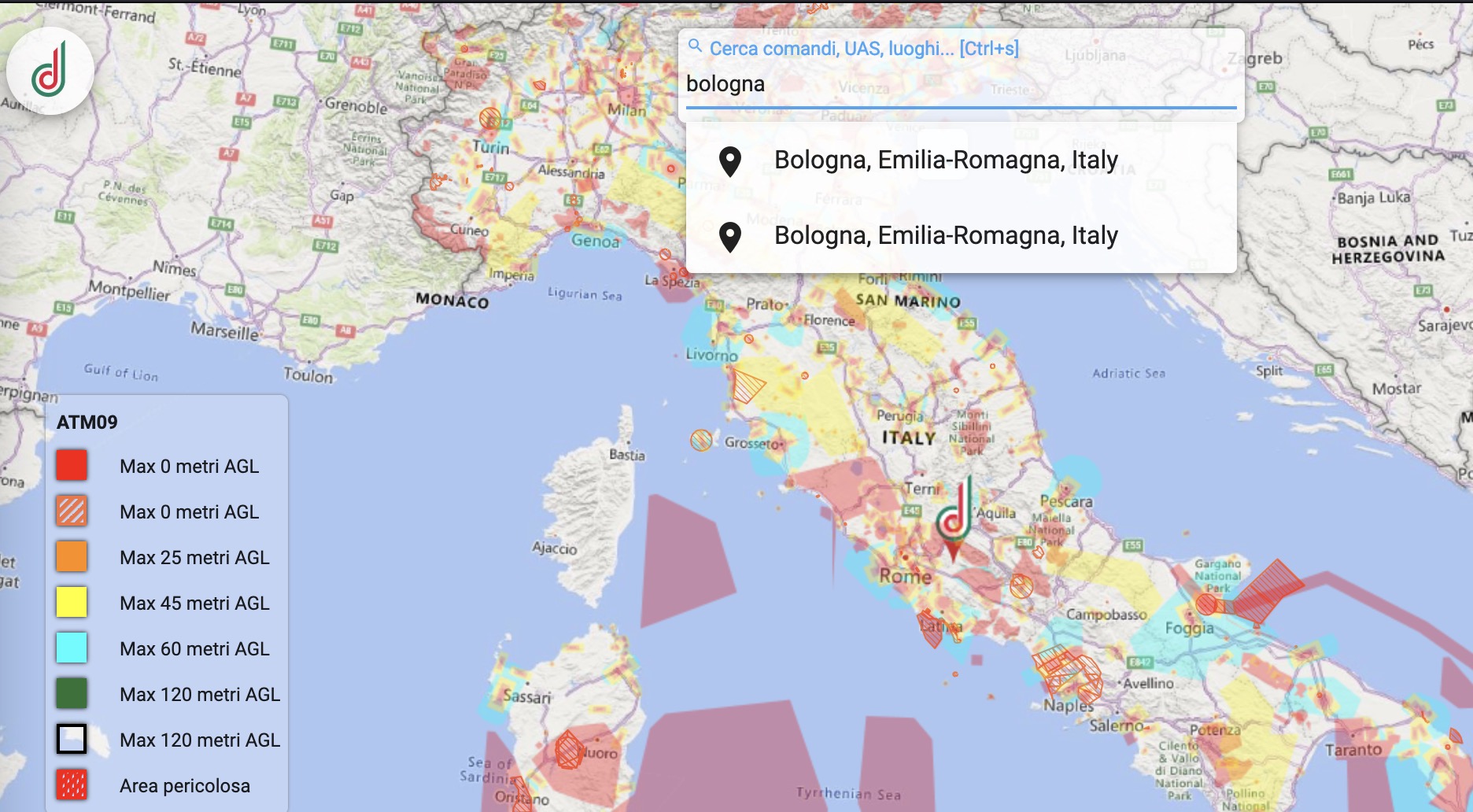 immagine di d flight ricerca ok