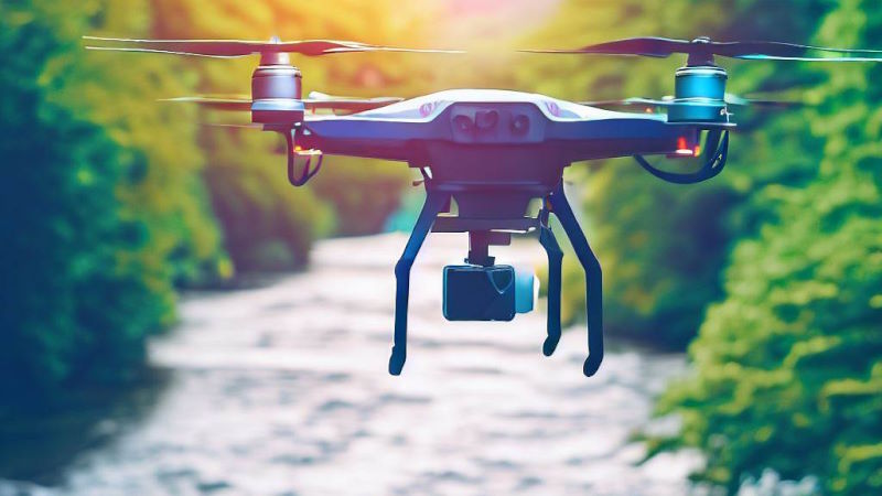 droni monitoraggio livelli di acqua fiumi washington trote