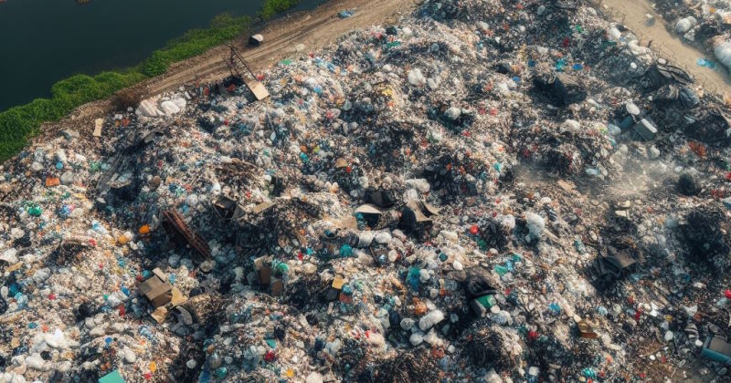 droni scovano discarica illegale in sardegna
