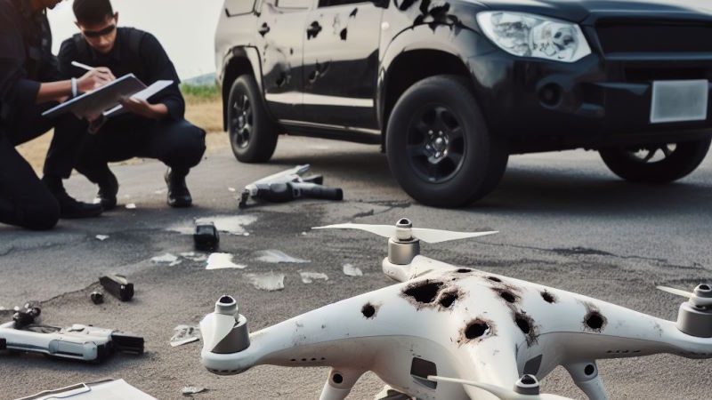 florida rischia 10 anni di carcere per aver sparato al drone dlelo sceriffo