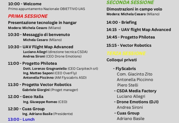 immagine di programma uas operation