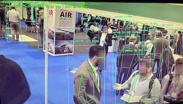 immagine di rilevamento volti intelligenza artificiale