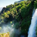 vigili del fuoco recuperano drone alla cascata delle marmore