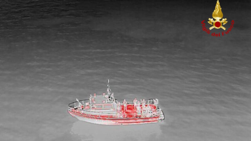 addestramento vvf lago di garda termocamera infrarossi