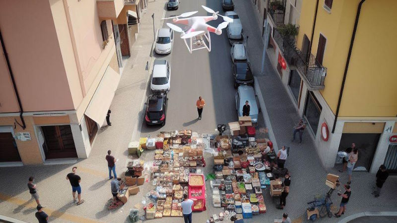 comune di vasto sceglie droni per contrasto commercio abusivo