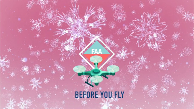 la locandina di 12 days of drones della FAA
