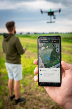 immagine di remote id Dronetag app