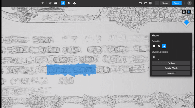 appiattimento dji modify