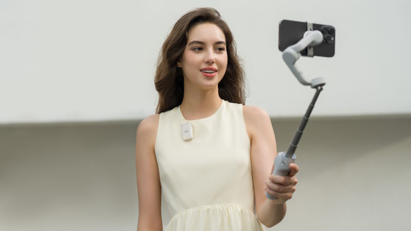 dji mic 2 registrazioni professionali su microfono portatile