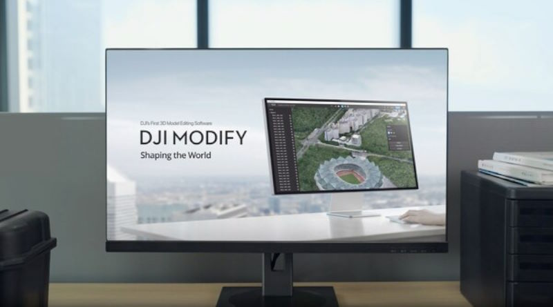 immagine di dji modify software per migliorare i modelli 3d realizzati coi droni