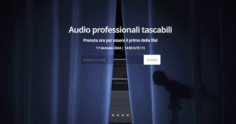 dji teaser audio tascabili