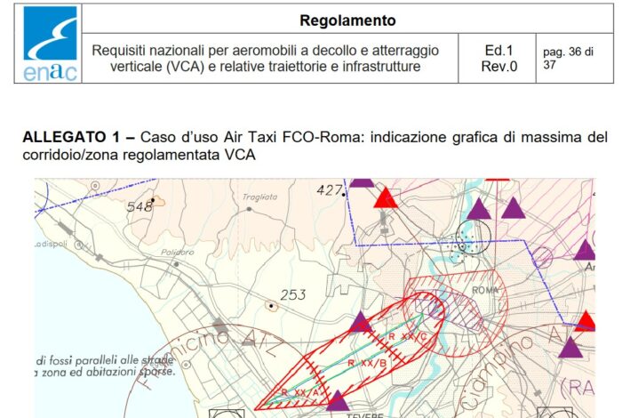 immagine di enac regolamento vca esempio fiumicino