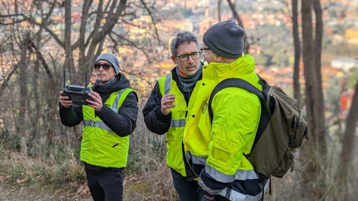 immagine di rilievo bregoli tecnici bonifica renana