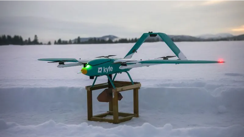 servizio consegna via drone kyte di aviant