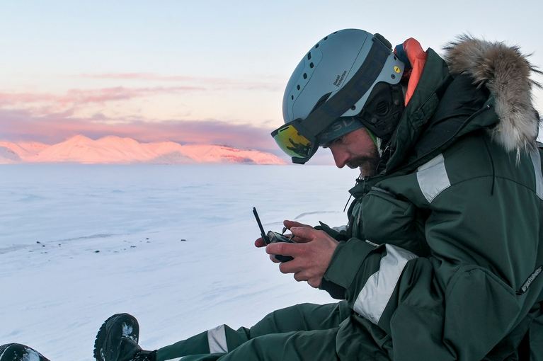 immagine di Florian Ledoux pilota drone dji
