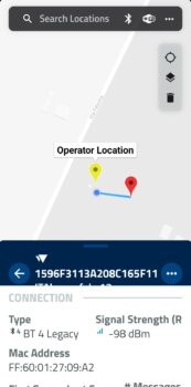 immagine di drone scanner posizione mappa