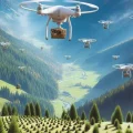 droni per riforestare le alpi austriache