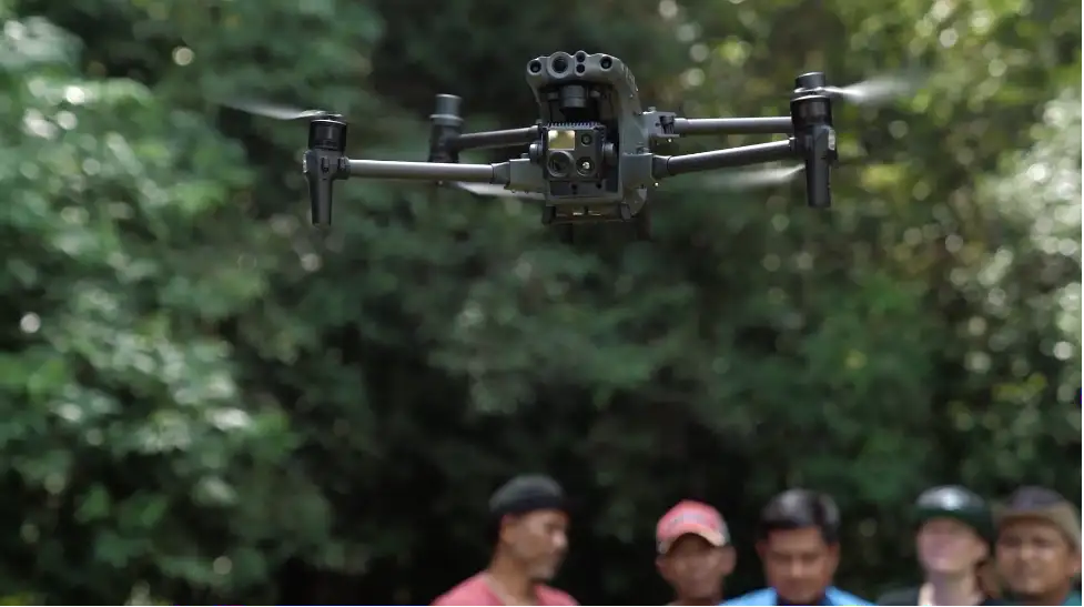 DJI Matrice 30 T salvataggio oranghi