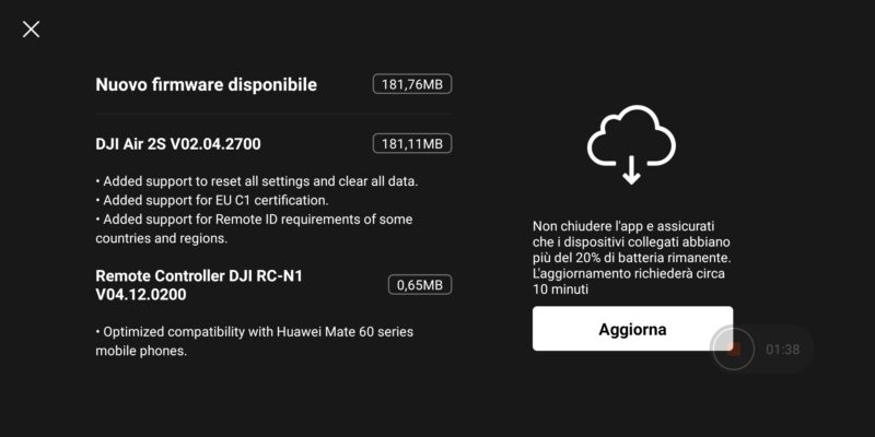 air-2-s-aggiornamento-firmware-remote-id