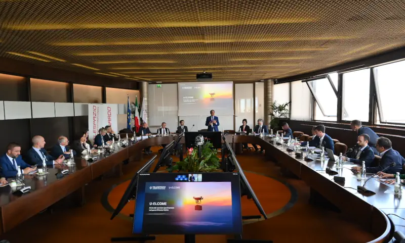 Presentazione U-elcome telespazio evento fucino