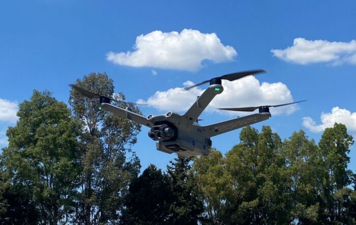 immagine di volo drone dji dock w