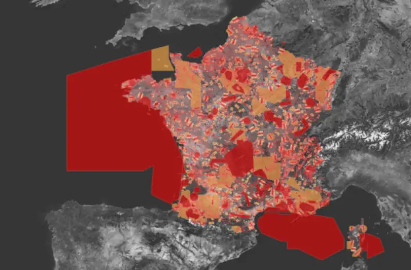 mappa no fly zone francia olimpiadi 2024