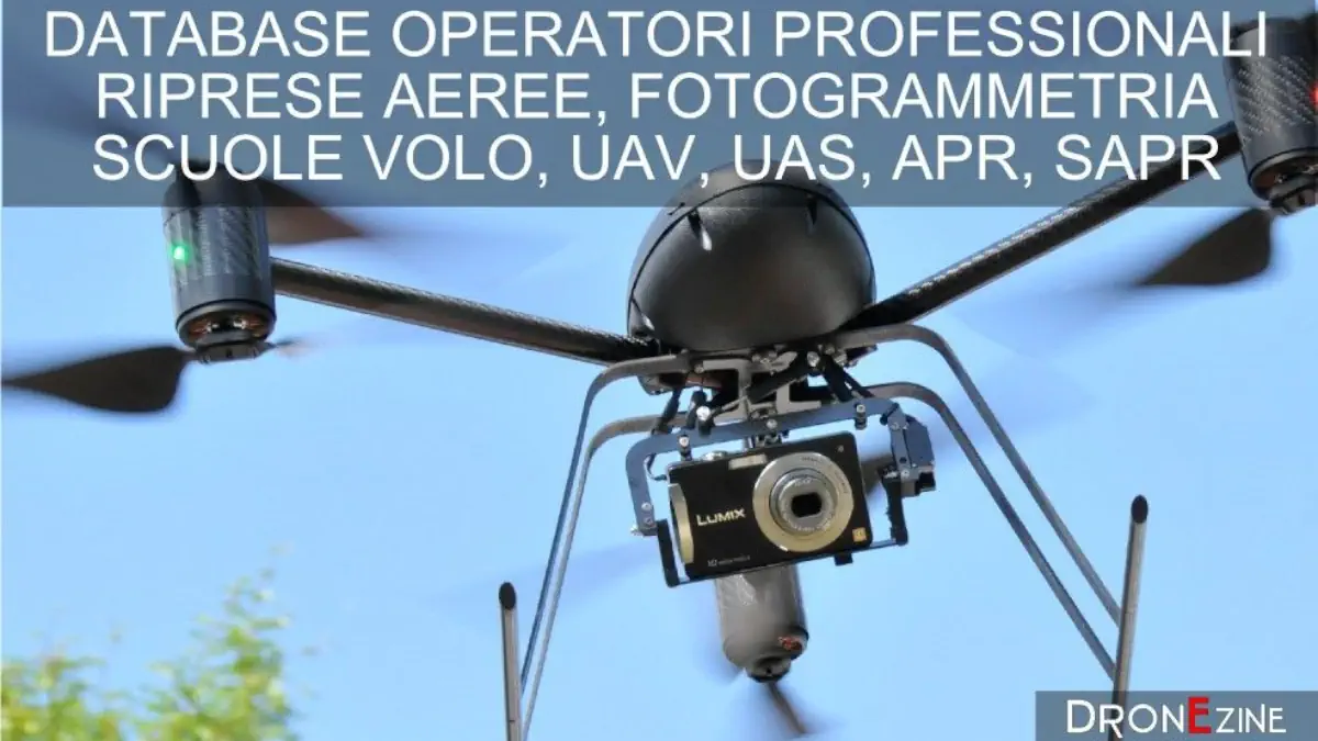 operatori professionali uas lista dronezine