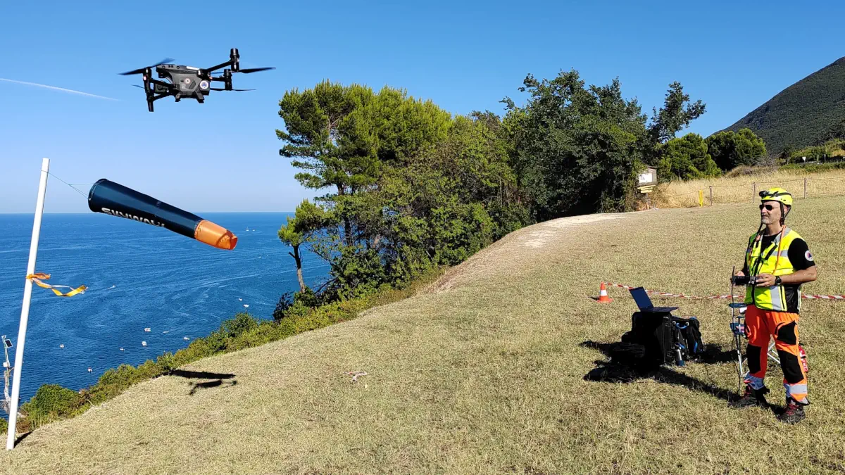 droni prevenzione anti incendio parco del conero