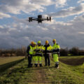 immagine di droni protezione civile monitoraggio argini