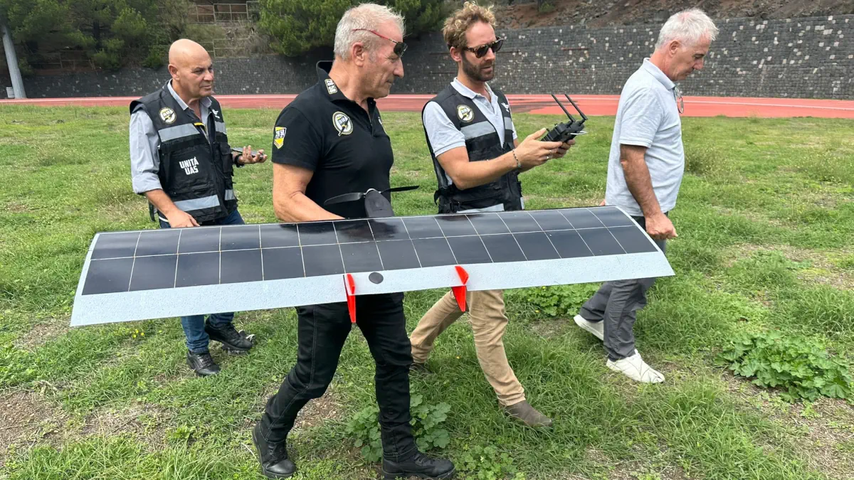 test drone firehound zero protezione civile siciliana