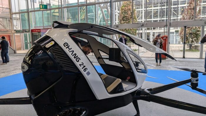immagine di ehang evtol dronitaly 2024