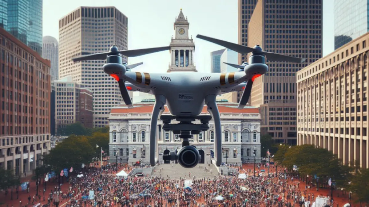 incidente drone boston 2 feriti operatore cnn