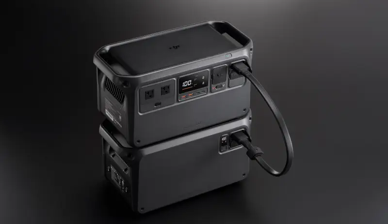 DJI Power 1000 usata con DJI Power Expansion Battery 2000